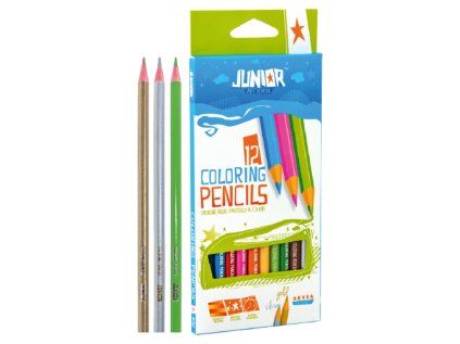 pastelky junior trojhranne 12ks