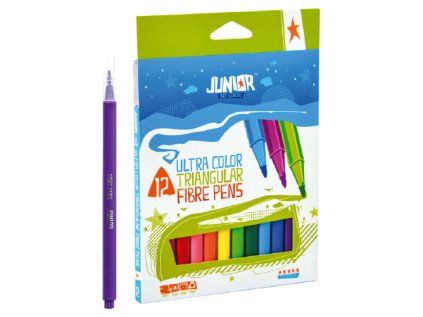 fixy junior trojhranne ultra barevne sada 12 ks