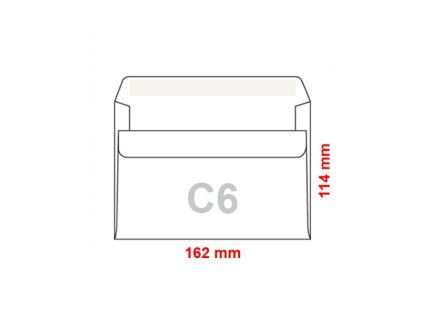 obalka c6 100 samolepici