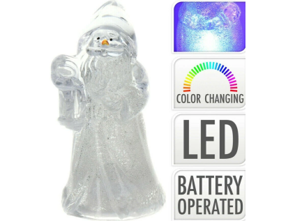 vanocni figurka 8 cm s led svetlem