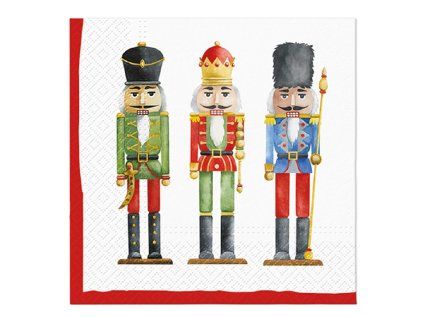 ubrousky paw l 33x33cm nutcracker s soldiers