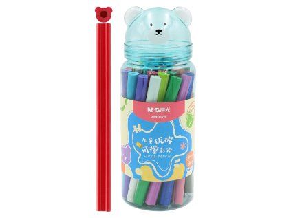 pastelky bezdreve m g cute bear 36 barev v modrem obalu