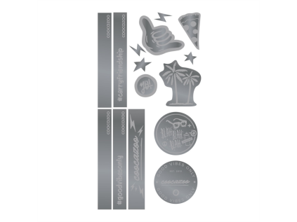 reflexni samolepky stickyricky coocazoo silver