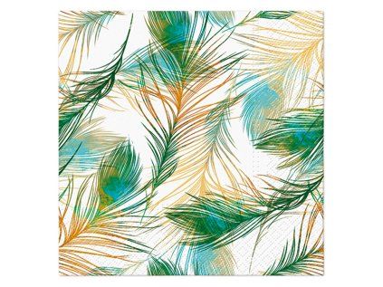 ubrousky paw l 33x33cm feather composition