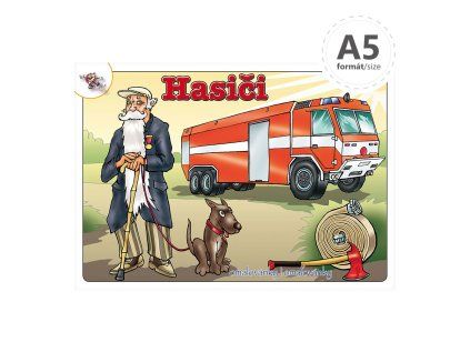 omalovanka a5 hasici