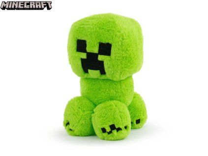 minecraft creeper plysovy 28cm 0m