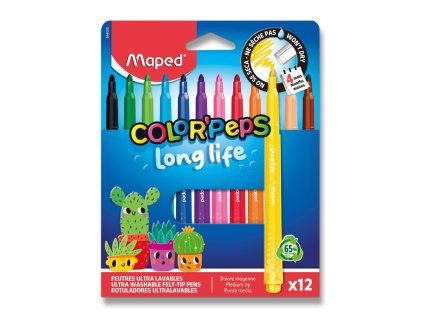 fixy maped long life 2 0 sada 12 barev