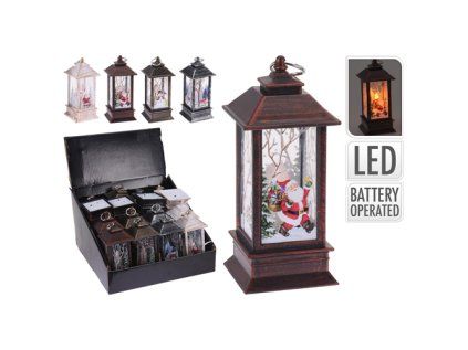 lucerna s led svickou s postavickou 13 cm mix 1ks