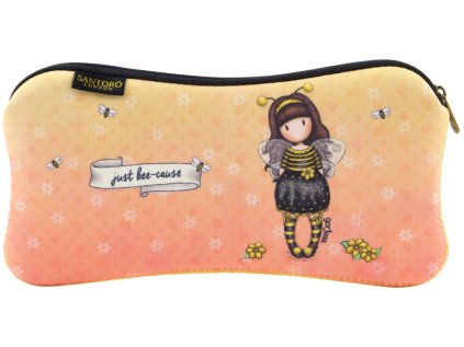 Neoprenový penál Santoro London - Bee-Loved (Just Bee-Cause), rozměry: 22 x 10 x 1 cm
