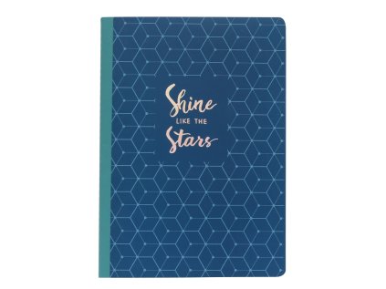 Sešit A5, 40 listů, modrý, papír 80g