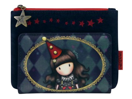 Peněženka Santoro Londonna zip (malá) - Harlequin,