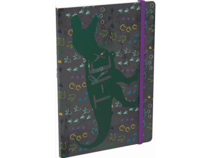 Notes s gumičkou A5 Dino