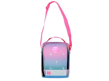 Taška na svačinu s tepelnou izolací Rainbow Max FLAMINGO, rozměry 27 x 21 x 20 cm