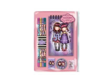 Sada psacích potřeb Santoro London - The Duet, rozměry: 19,5 x 14,5 x 2 cm