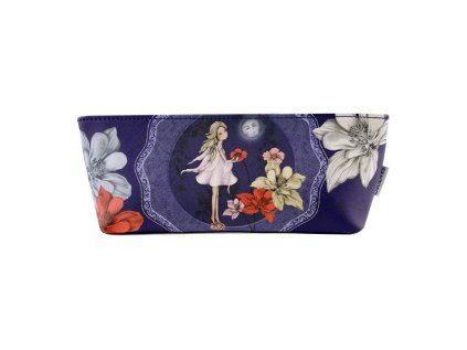 Pouzdro/kosmetická taška Santoro London, Mirabelle - Midnight Garden, rozměry: 23 x 10 x 5