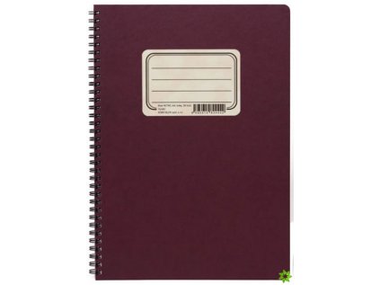 Kroužkový zápisník RETRO A4, linka, 50 listů