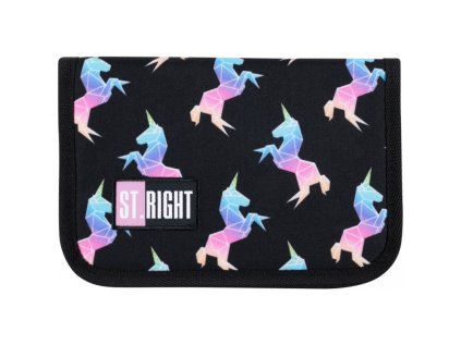 Penál jednopatrový - RAINBOW UNICORNS PC-03, rozměry: 20,5 x 14 x 3,5 cm