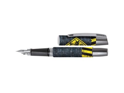 Plnící pero Campus II Dangerously, robusní tělo pera, inkoust modrý