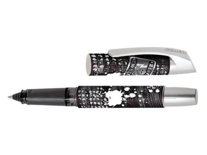 Keramické pero Campus II Keep Out, robusní tělo pera, inkoust modrý