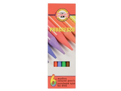 Pastelky v laku Progresso - 6 ks