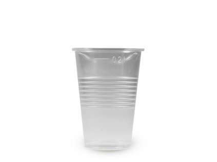 Kelímek (PP) průhledný O70mm 0,2L [15 ks]