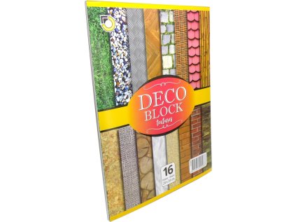 Barevné papíry s potiskem B4 250gr/m2 16listů