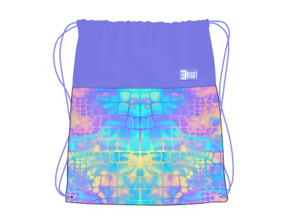 Sáček na přezůvky a cvičební úbor St.RIGHT - Pastel Snake, SO01, rozměry: 34 x 43 cm