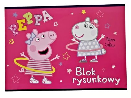 Skicák A4, 20 listů, 80g/m2 PEPPA