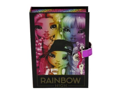 Šperkovnice se zámečkem Rainbow High, 4,5 x 14 x 20 cm