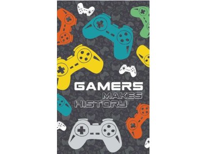 DETEXPOL Dětský ručník Gamers Bavlna - Froté, 50/30 cm