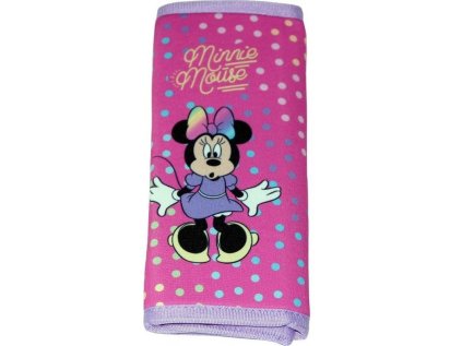 SEVEN Polstrování bezpečnostního pásu Minnie puntíky polyester, 1x 9x18 cm