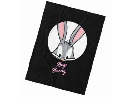 41370 mikroplysova deka bugs bunny black art 150x200