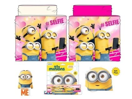 SET 6 KS NÁKRČNÍK MIMONI d. ph 4333 (3x krémový, 3x malinový) (Velikost uni)