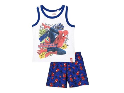 PYŽAMO SPIDERMAN qe 2046 bílo - tm. modré (Velikost 3)