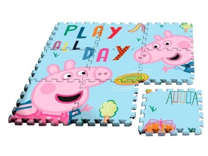 PĚNOVÉ PUZZLE PEPPA PIG 90x 60 cm