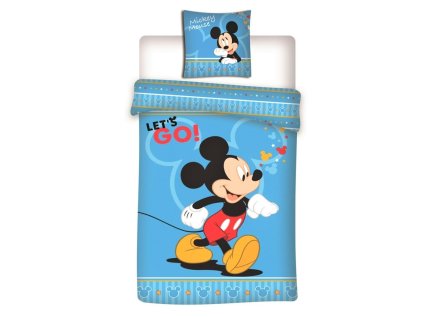 POVLEČENÍ MICKEY AY 022 modré (Velikost uni)