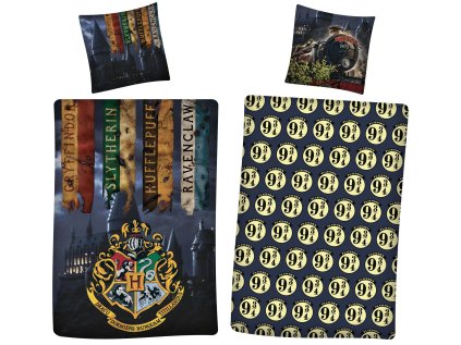 POVLEČENÍ HARRY POTTER AY 086 tm. modré (Velikost uni)