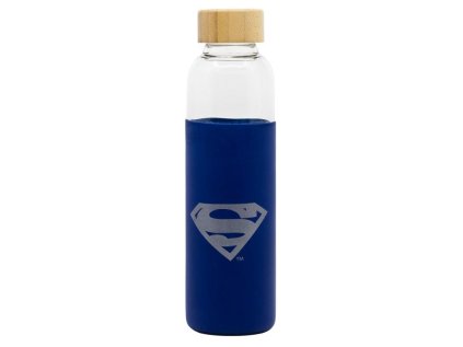 SKLENĚNÁ LÁHEV NA PITÍ SUPERMAN (Velikost uni)