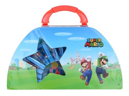 KRESLÍCÍ KUFŘÍK SUPER MARIO (Velikost uni)