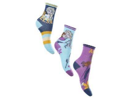 SADA 3 KS PONOŽKY FROZEN (Velikost 23-26)