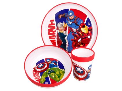 3 - DÍLNÁ PLASTOVÁ SOUPRAVA AVENGERS (Velikost uni)
