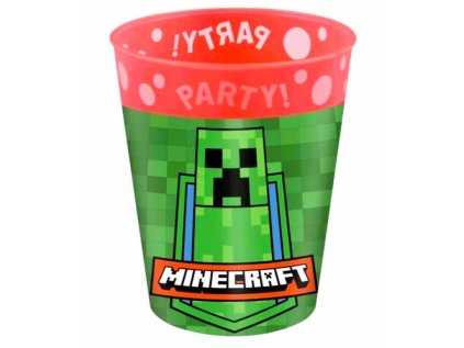 PLASTOVÝ KELÍMEK MINECRAFT (Velikost uni)