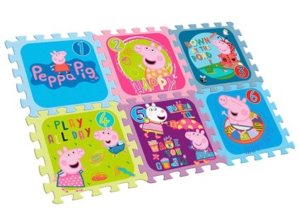 23415 48557 penove puzzle prasatko peppa pig 6 dilku