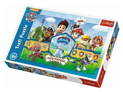 23483 48709 puzzle paw patrol tym hrdinu 100 dilku