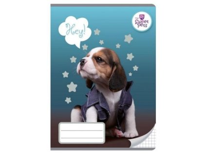 29794 66078 skolni sesit a5 sweet pets pejsek ctvereckovany