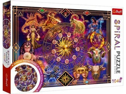 30719 68841 spiralove puzzle zodiac znameni zverokruhu 1040 dilku