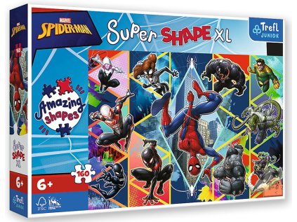 vyr 2859 50024 trefl puzzle 160 el spider man super shape xl u