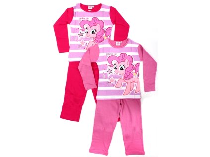 DÍVČÍ PYŽAMO MY LITTLE PONY PINKIE PIE tmavě růžové (Velikost 92)