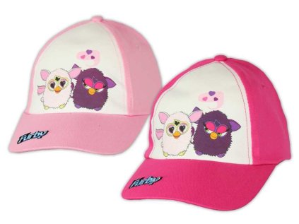 DÍVČÍ LETNÍ KŠILTOVKA FURBY tmavě růžová