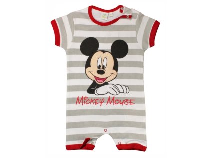 KOJENECKÝ LETNÍ OVERAL DISNEY MICKEY MOUSE šedý (Velikost 68)